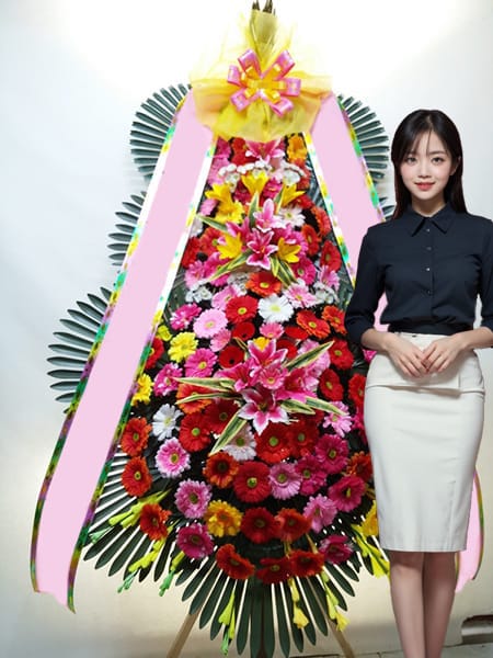 AW컨벤션안산 3단화환 고급형